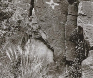 Star Petroglyph, Galisteo Basin, New Mexico